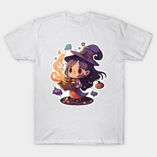 Fire Witch - Wizard & Witch Series T-Shirt